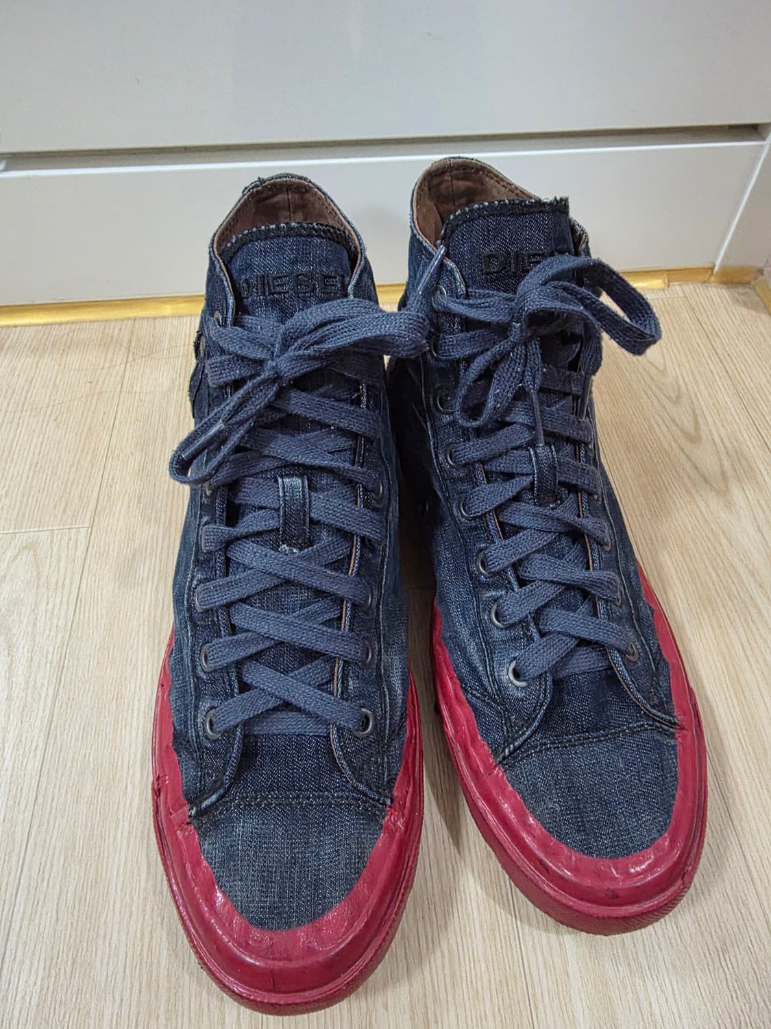 디젤 데님 하이탑 스니커즈 280 상품이미지2