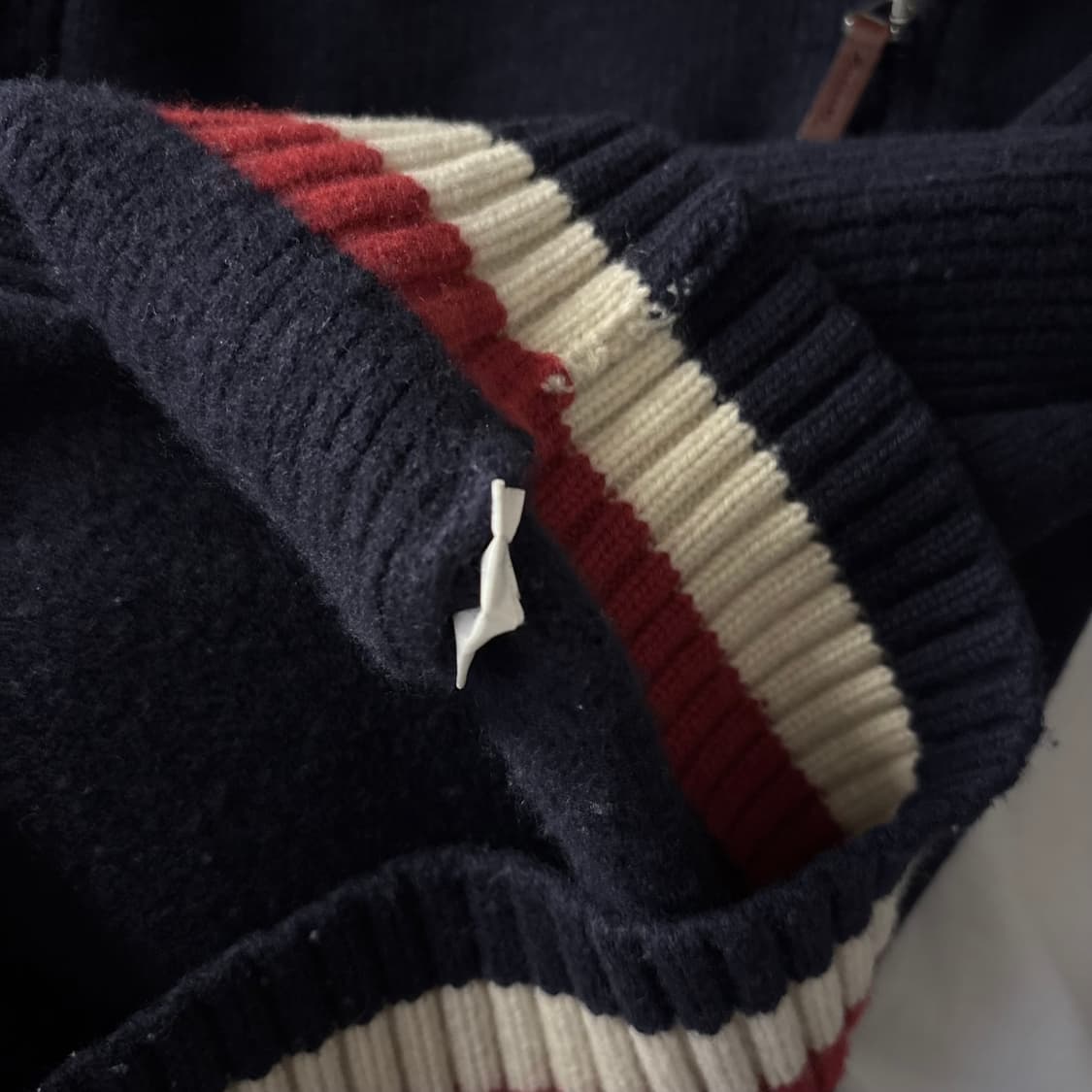 폴로 빅포니 네이비 니트집업 상품이미지2