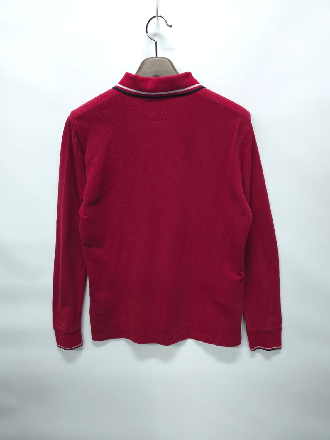 몽클레어 남성 삼선포인트 긴팔 PK카라티 상품이미지9