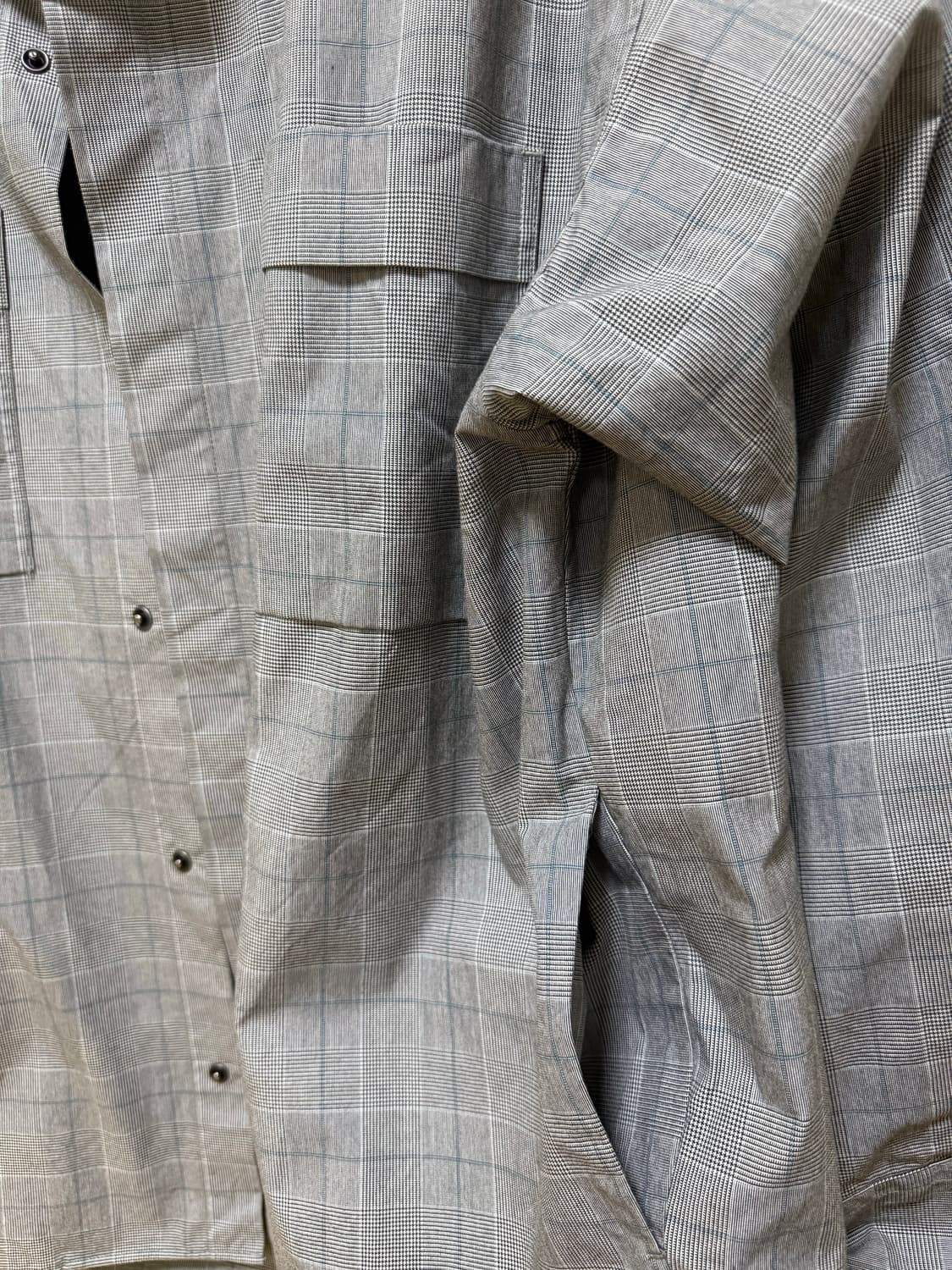 Beaker 비이커 스트라이프 체크 옥스포드 셔츠 자켓 사이즈 100 상품이미지6