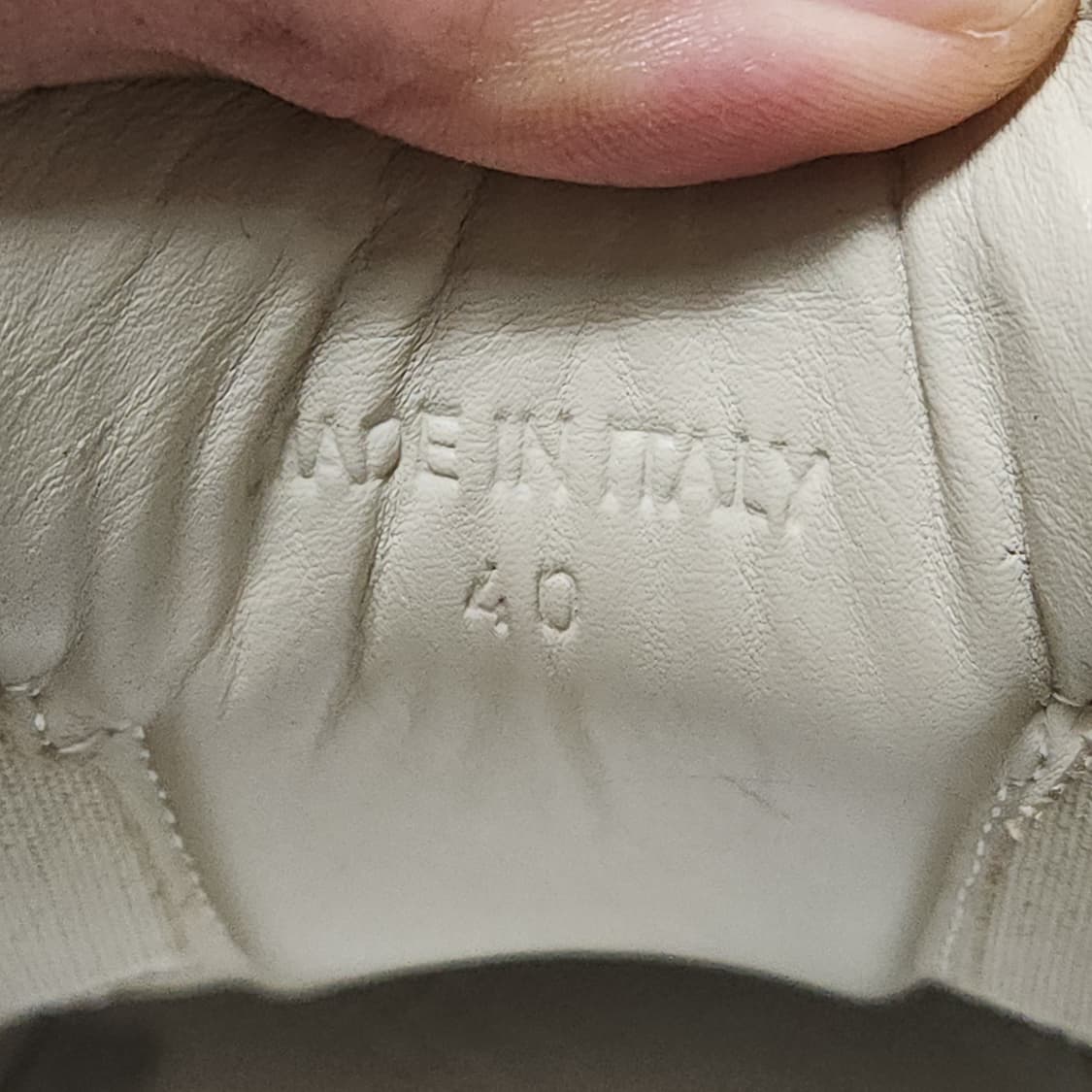 [40] 메종 마르지엘라 카프스킨 레플리카 스니커즈 화이트 상품이미지7