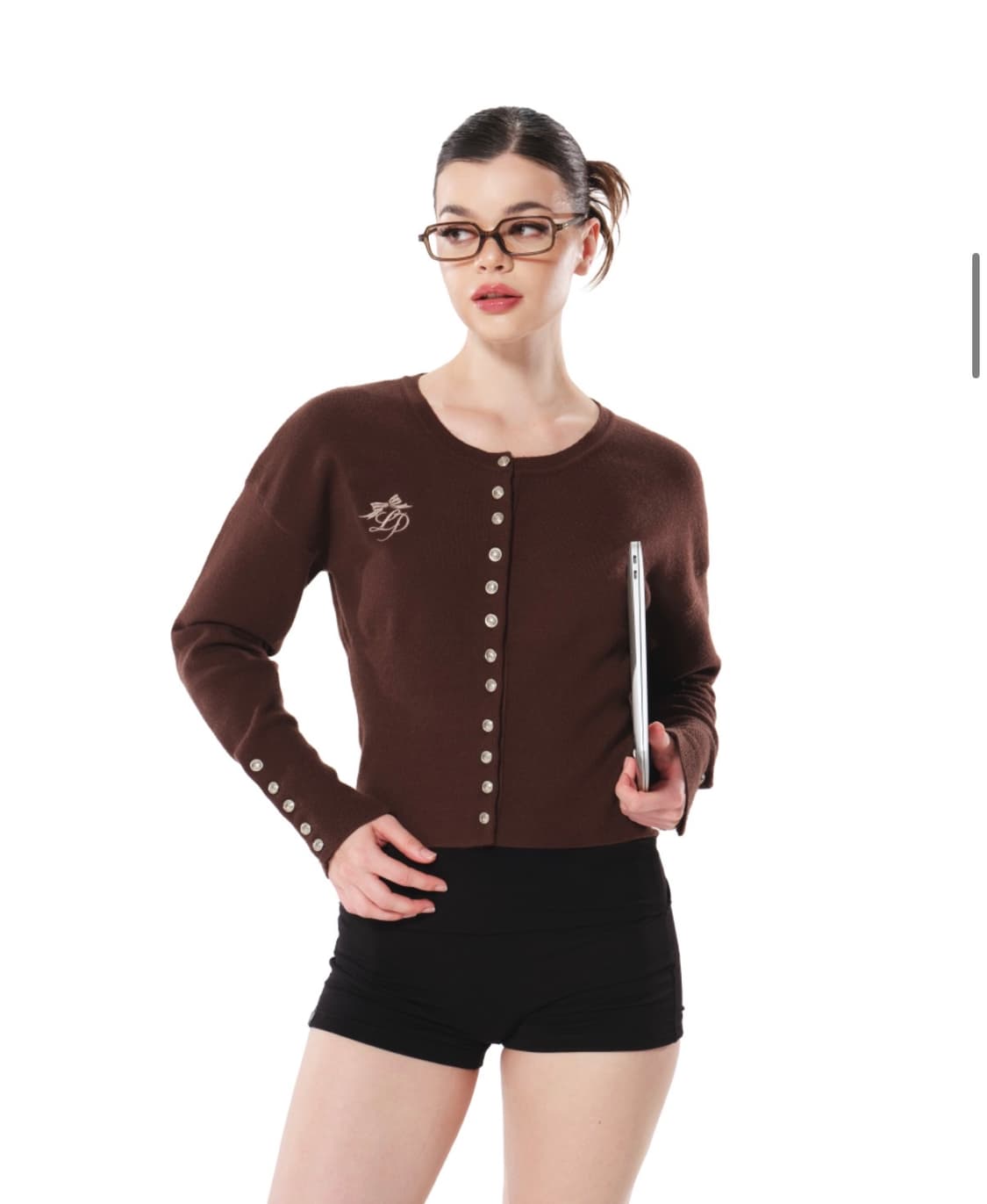 로페즈 러브스펠 가디건 브라운 상품이미지1
