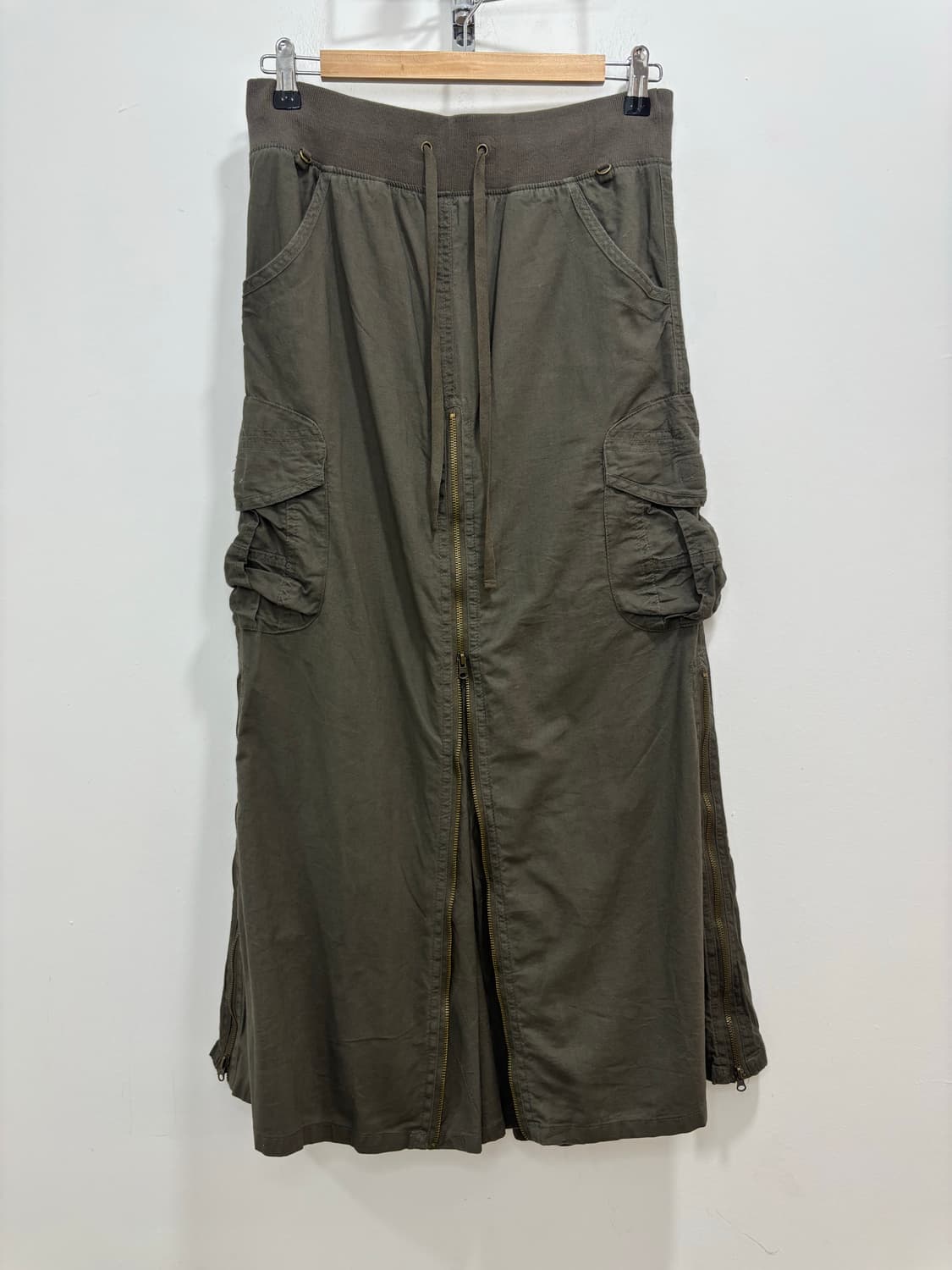 Goa 고아맛 카키 카고 스커트 치마 상품이미지5