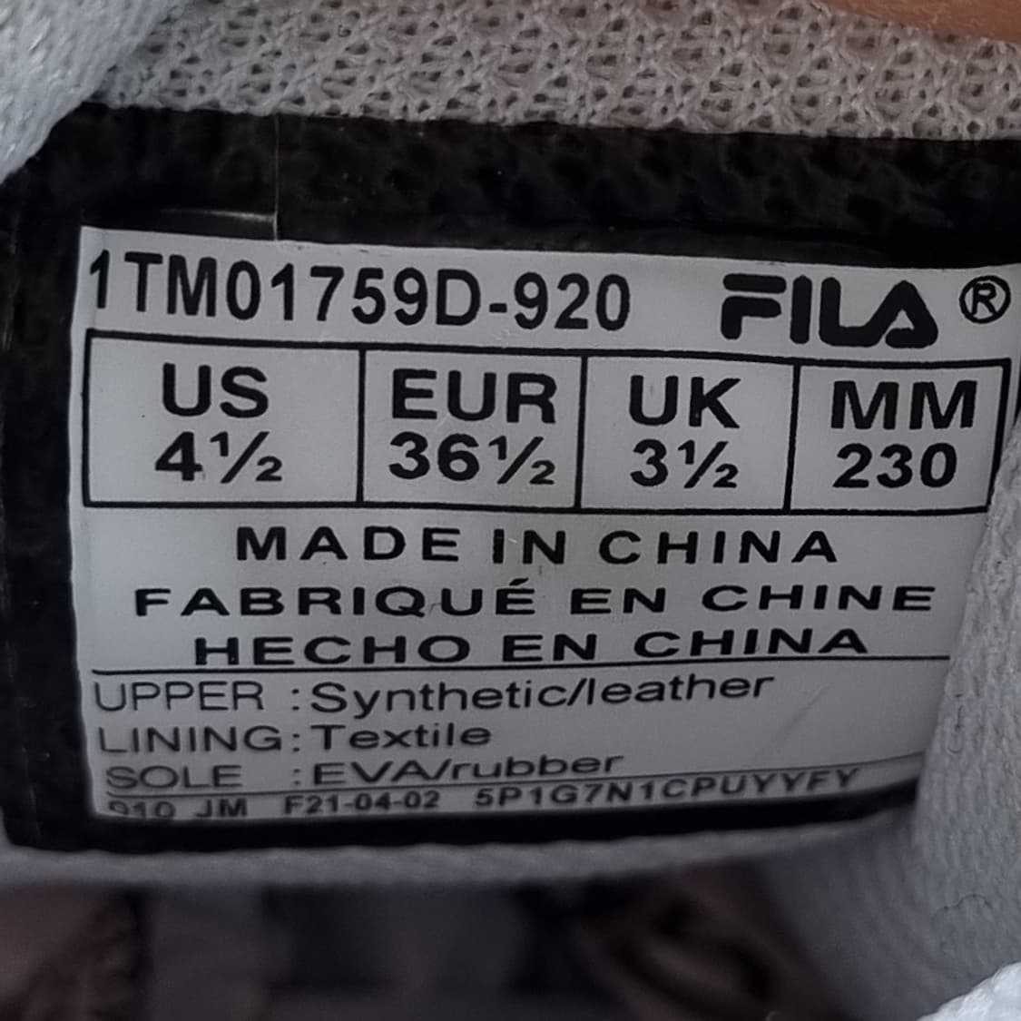 휠라 테라테크600 여성운동화230 상품이미지6