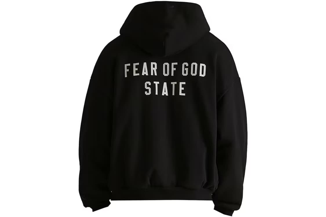 [XL] 24FW 피오갓 에센셜 헤비 플리스 후드집업 블랙 상품이미지1