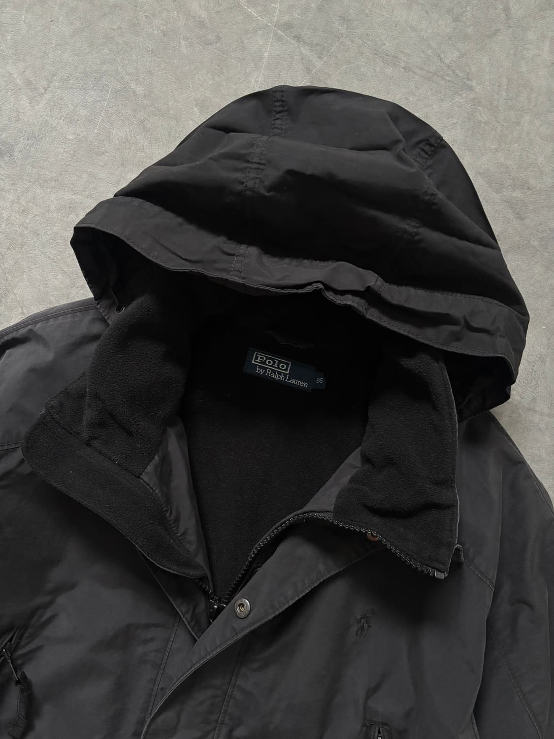 Polo 폴로 블랙 후드 자켓 상품이미지5