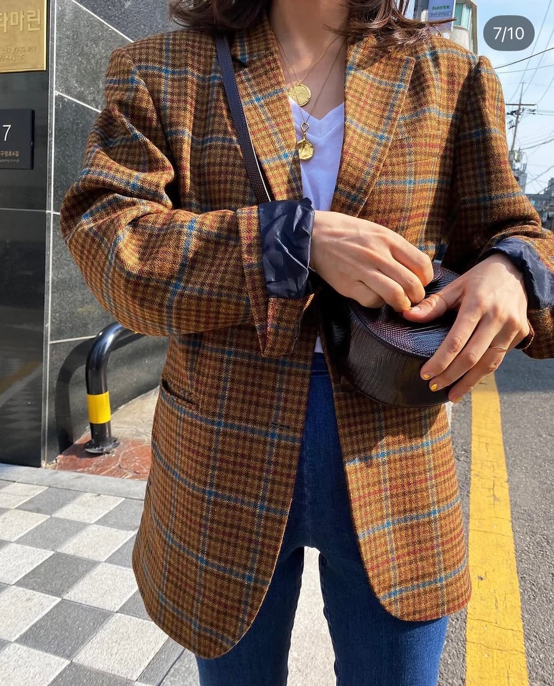 쏭스튜디오 캄포레 체크자켓 상품이미지4