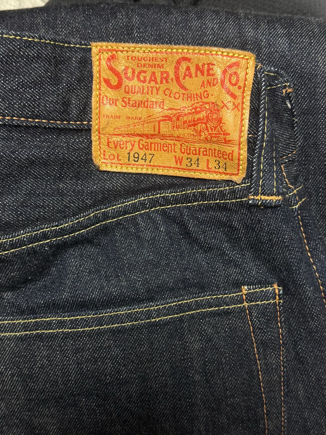 슈카케인 1947데님 34/34 셀비지 상품이미지1