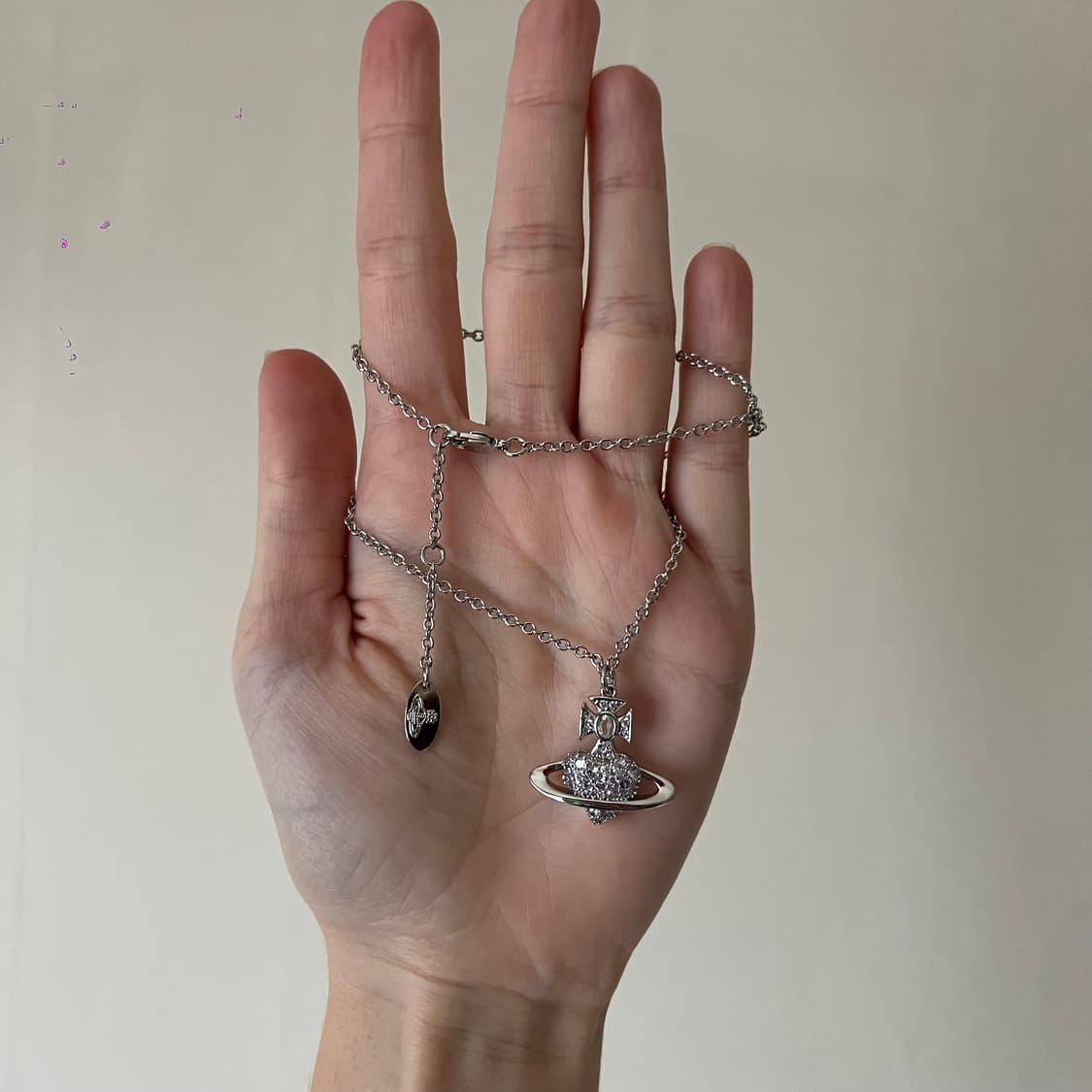 비비안웨스트우드 아그나사 바스 릴리프 네크리스 상품이미지4