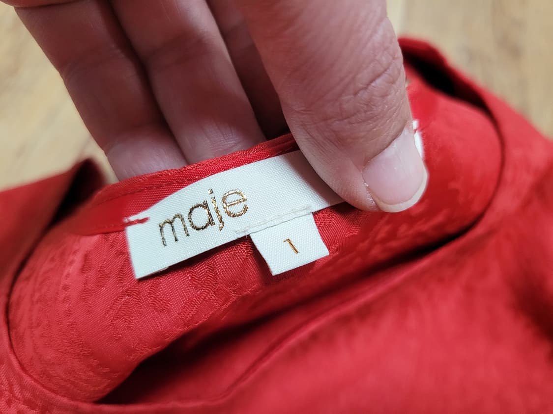 마쥬(maje) 타이어드 랩 러플원피스 44-55 상품이미지9