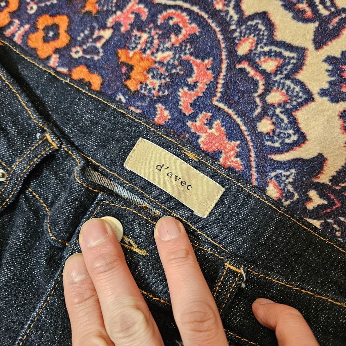 디아베크 하이웨스트 루즈 스트레이트 데님팬츠 상품이미지4