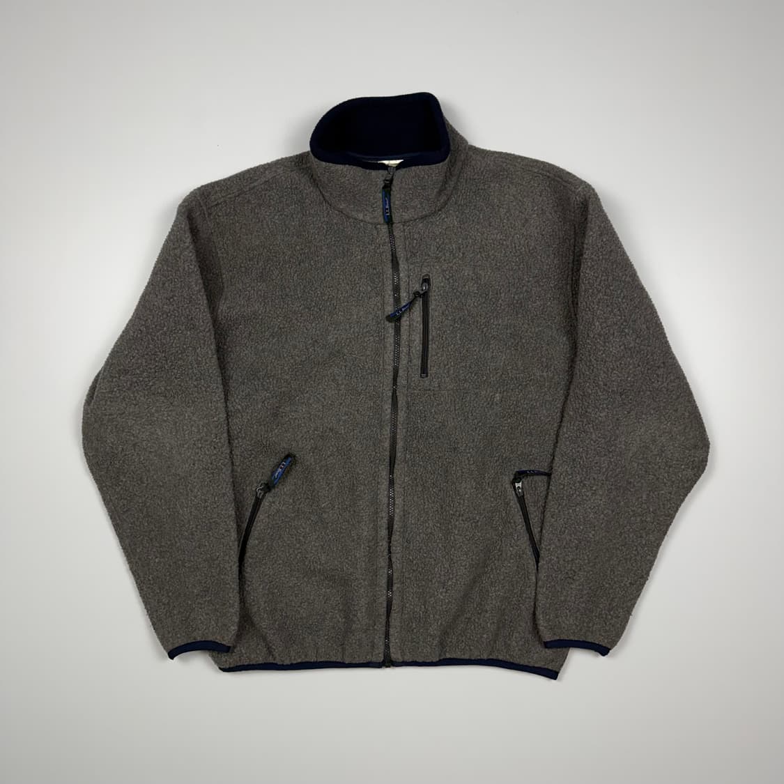 (110) 80s 엘엘빈 플리스 자켓 다크그레이 상품이미지1