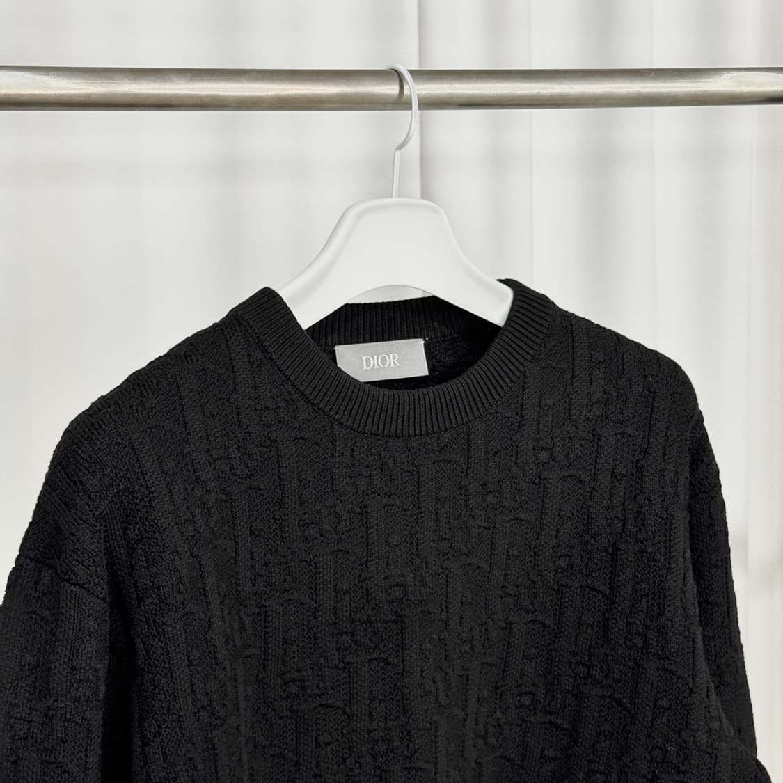 [정품] 25FW 디올 오블리크 블랜드 자카드 풀오버 니트  상품이미지4