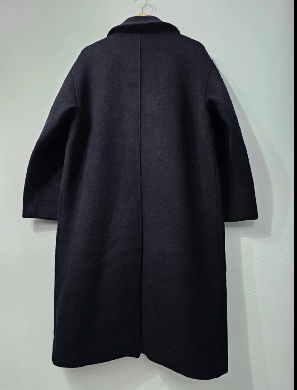 마리떼브랑소와저버 한섬 발마칸 네이비 오버핏 코트 95~100 상품이미지4