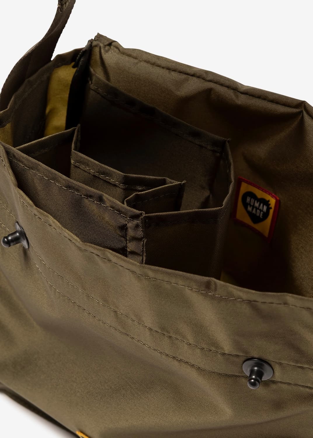 휴먼메이드 가방 밀리터리 숄더 백 라지 올리브 드랩 상품이미지3