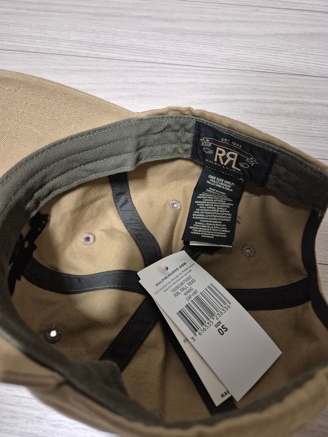 더블알엘 RRL 랜치로고 볼캡 새상품 팝니다. 상품이미지2