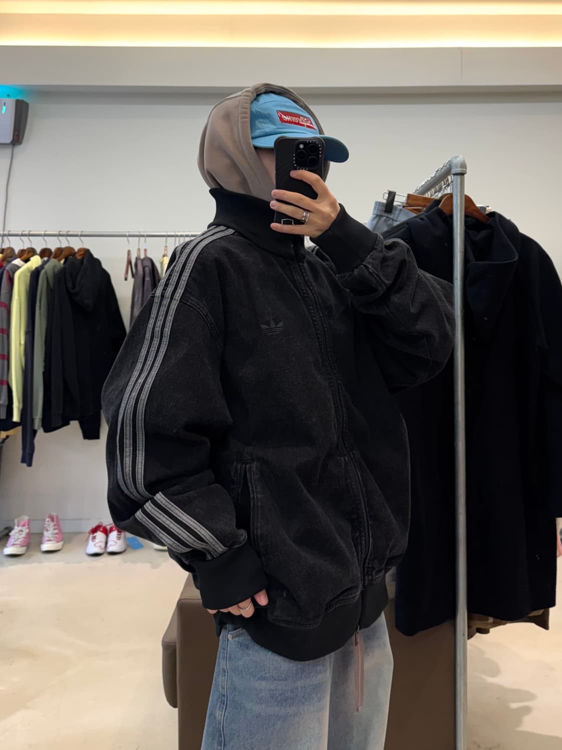 아디다스 데님 파이어버드 트랙탑  상품이미지4