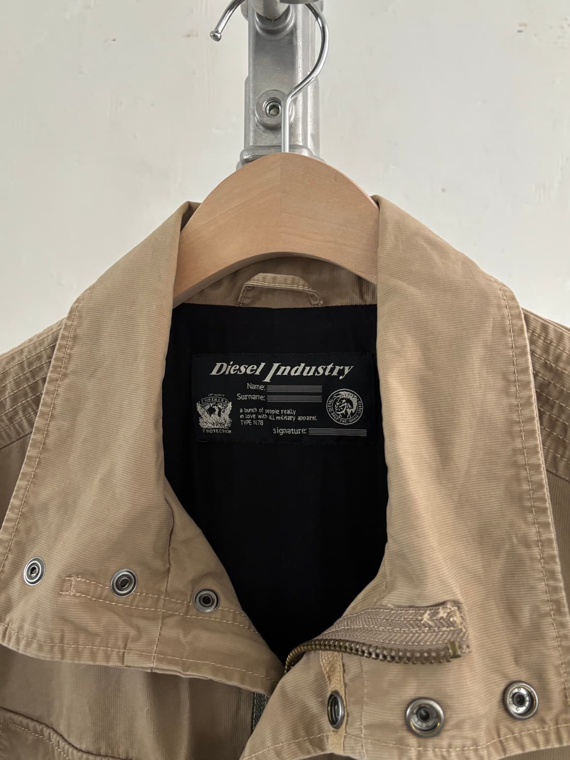 Diesel 디젤 베이지 브라운 인더스트리 골덴 자켓  상품이미지4