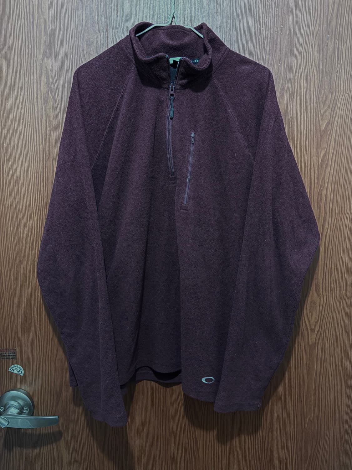 OAKLEY half zip up 버건디 상품이미지2