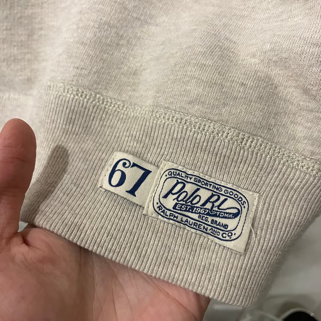 5 폴로 아치로고 맨투맨 스웻셔츠 상품이미지2