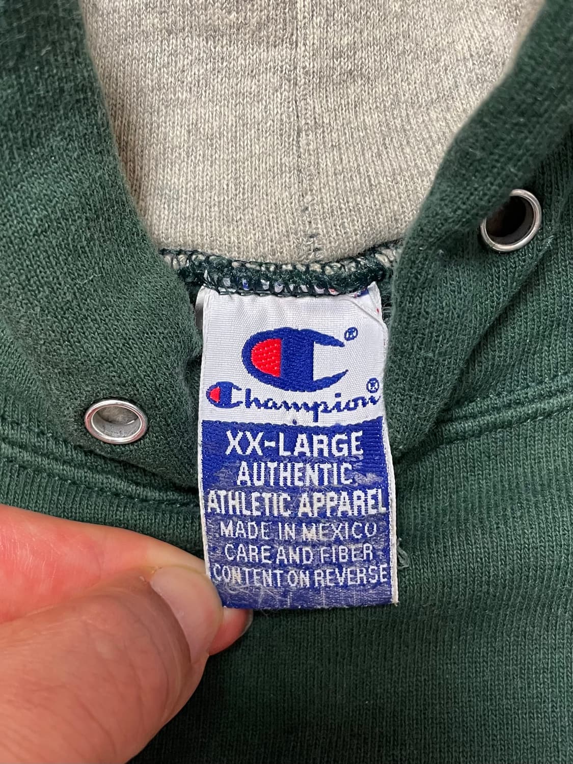 택포) 80s USA 챔피온 썬페이드 빈티지 스웻 풀오버 후드 후드티 상품이미지3