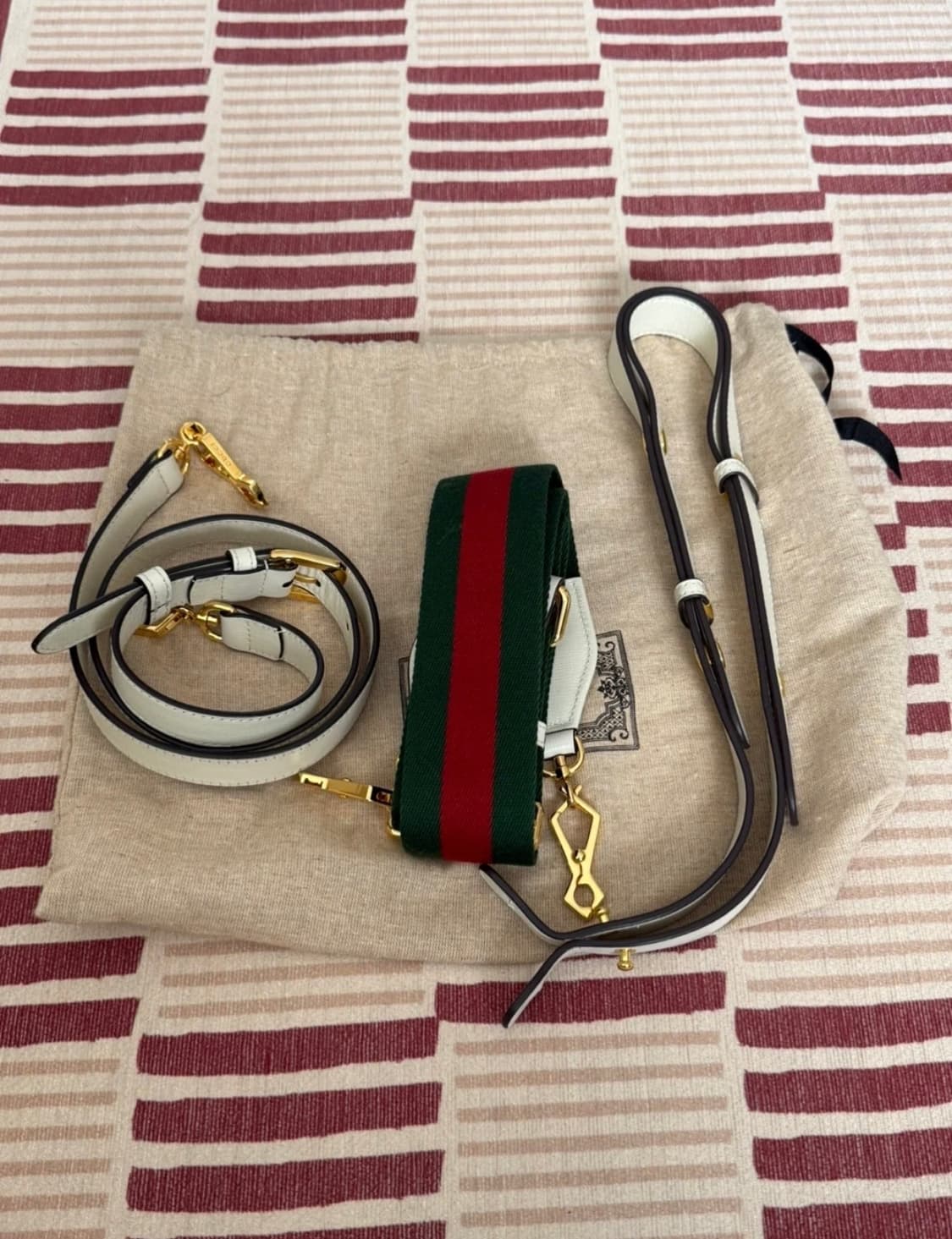 구찌 홀스빗 1955 미니 화이트 상품이미지10