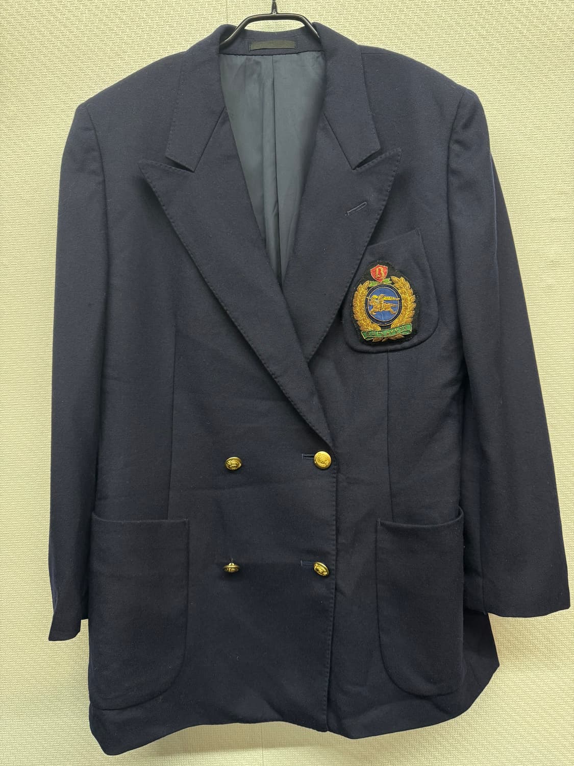 버버리 크레스트 빅 와펜 블레이저 모 자켓 M(남여공용) 상품이미지1