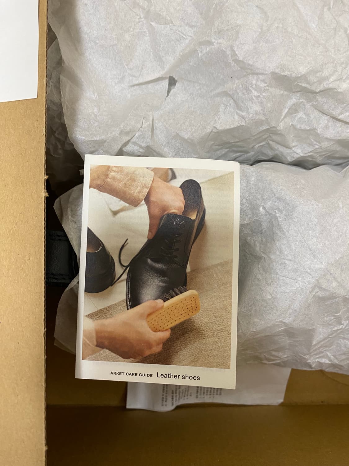 ARKET 블랙 레더 슈즈 40사이즈(260) 상품이미지5