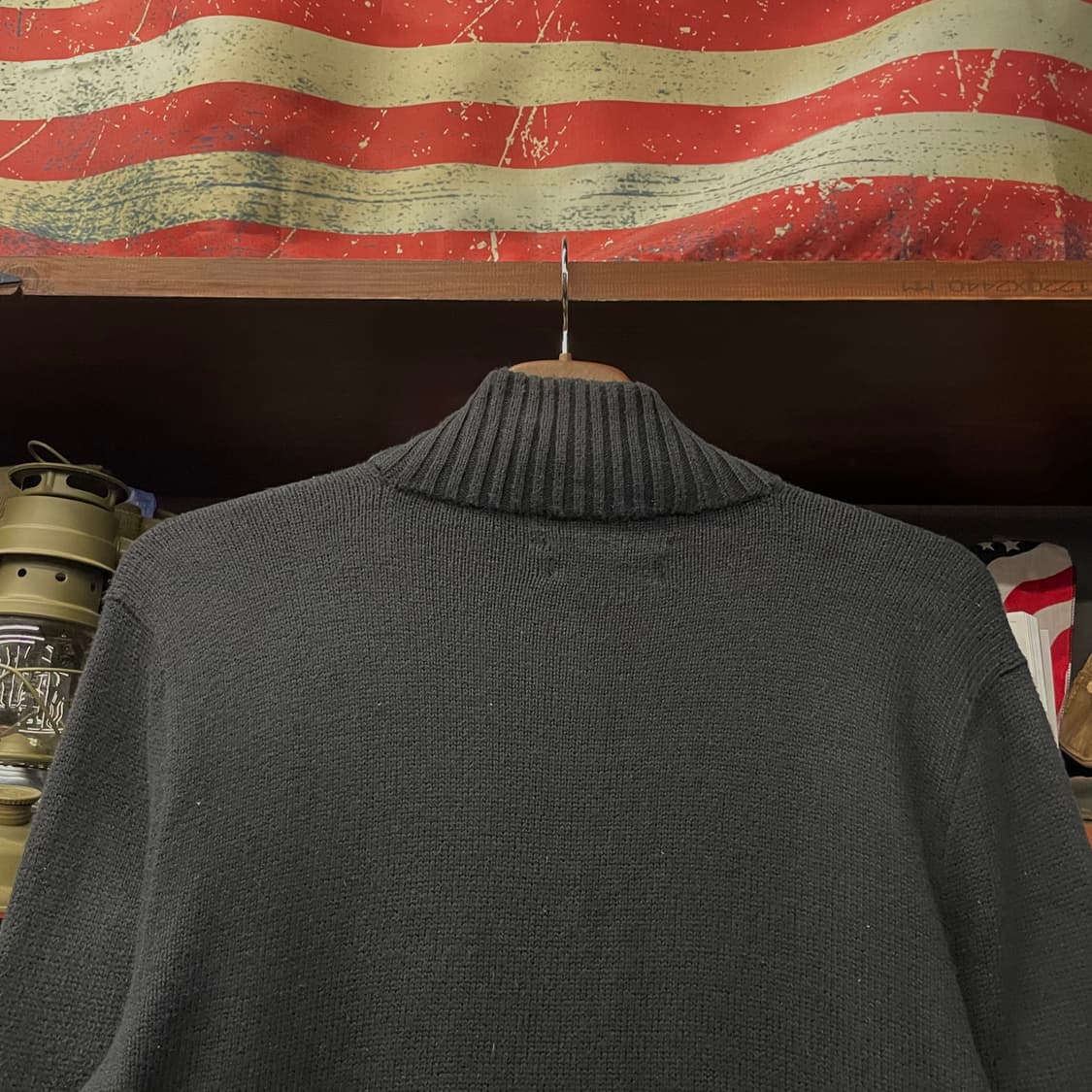 90s 폴로 랄프로렌 하프 집업 코튼 니트 스웨터 상품이미지4