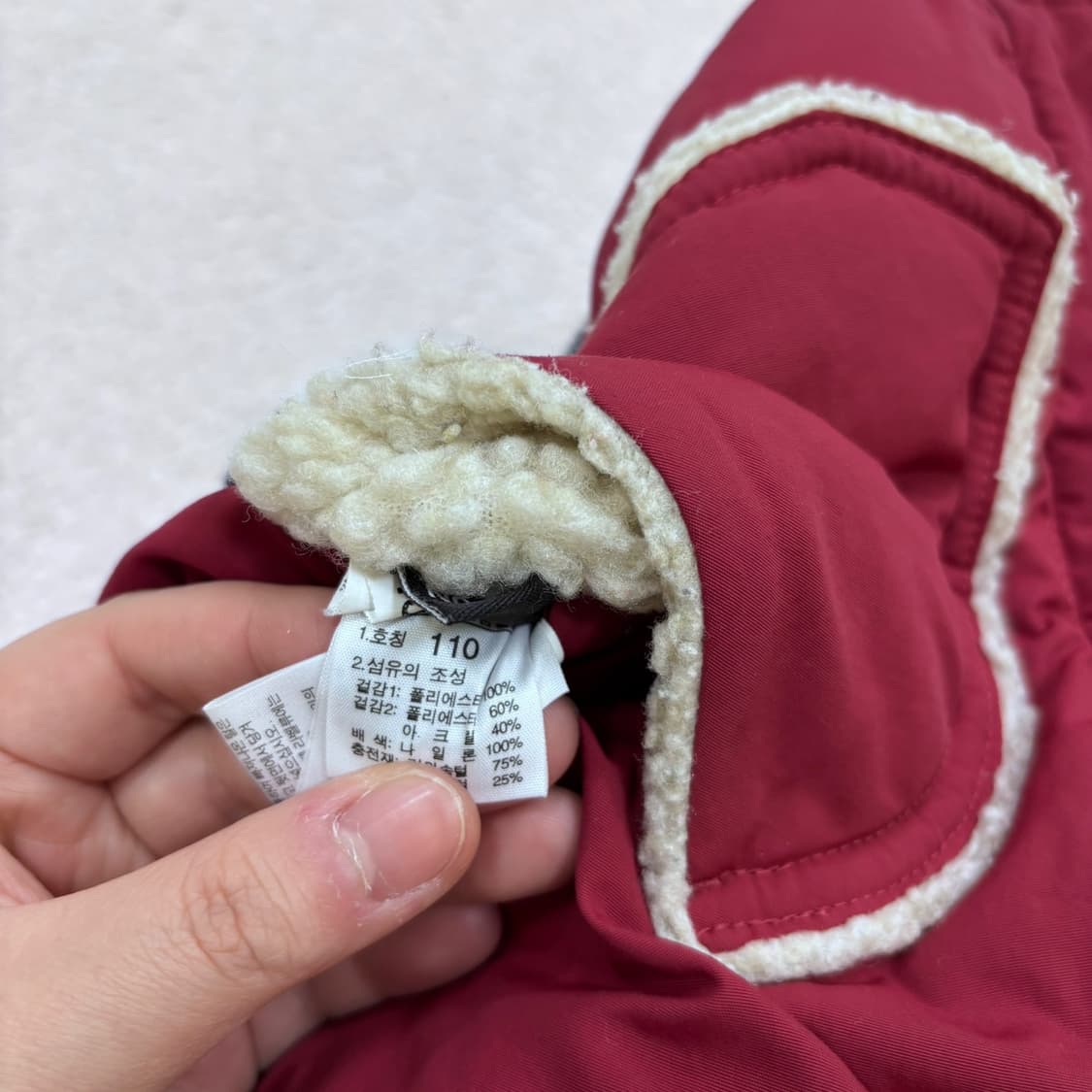 110 노스페이스 키즈 리버시블 조끼 0410E 상품이미지4