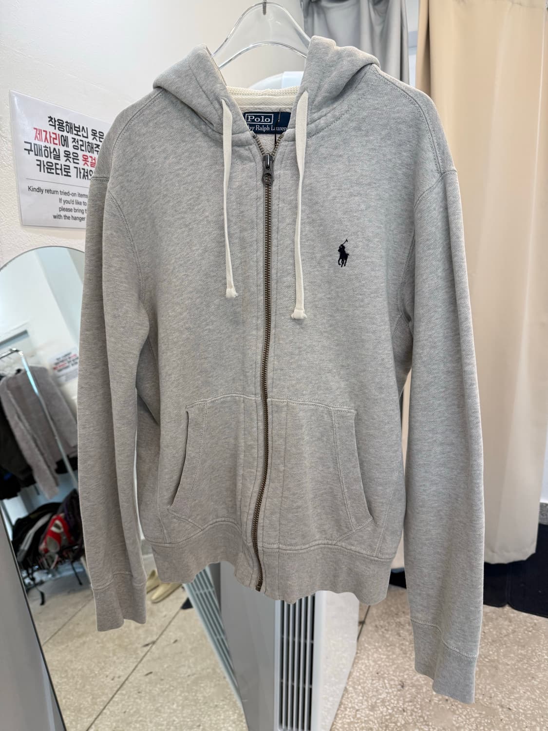 Polo Ralph Lauren gray hoodie zip-up  상품이미지1