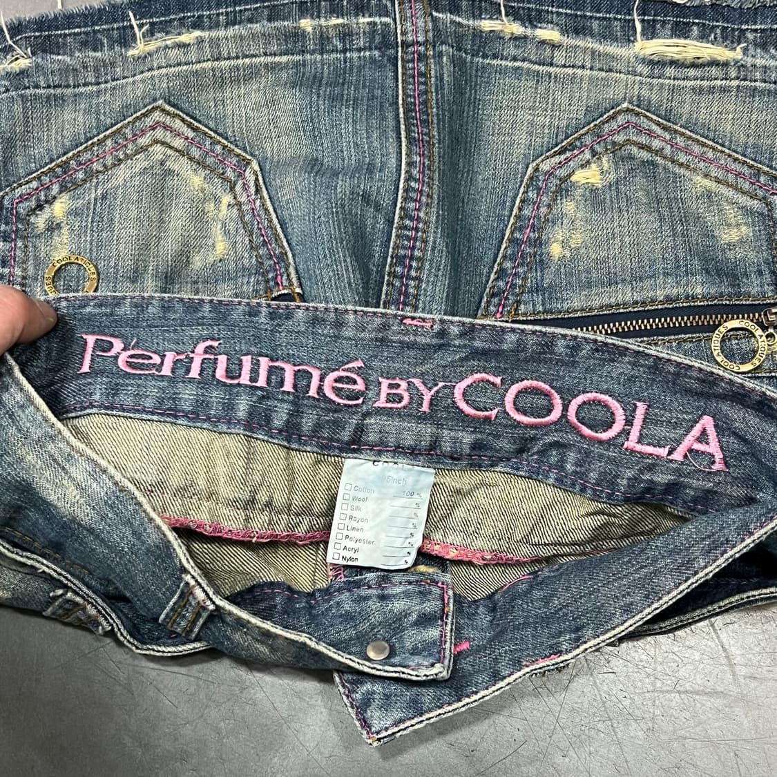  y2k 펑크 레이어드 큐빅 데님 스커트 y16078 상품이미지6