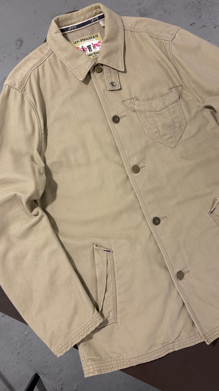 리바이스 베이지 데님자켓  상품이미지4