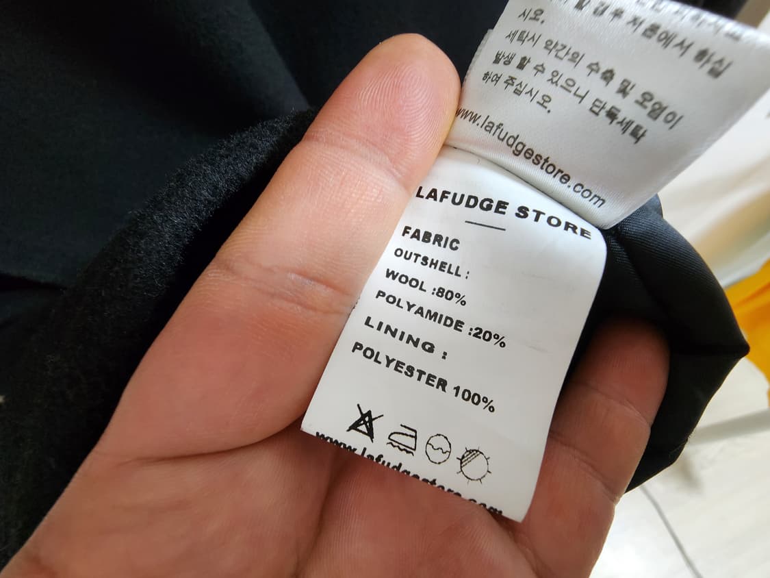 (L)라퍼지스토어 울 롱 코트 상품이미지5