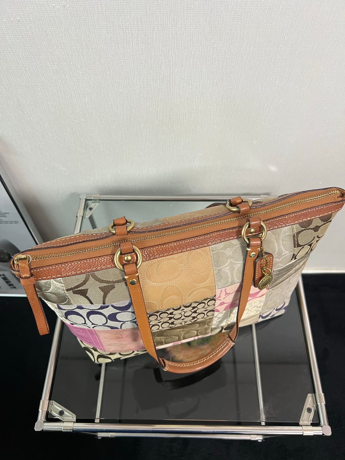 코치 패치워크 토트백 Y2K 상품이미지6