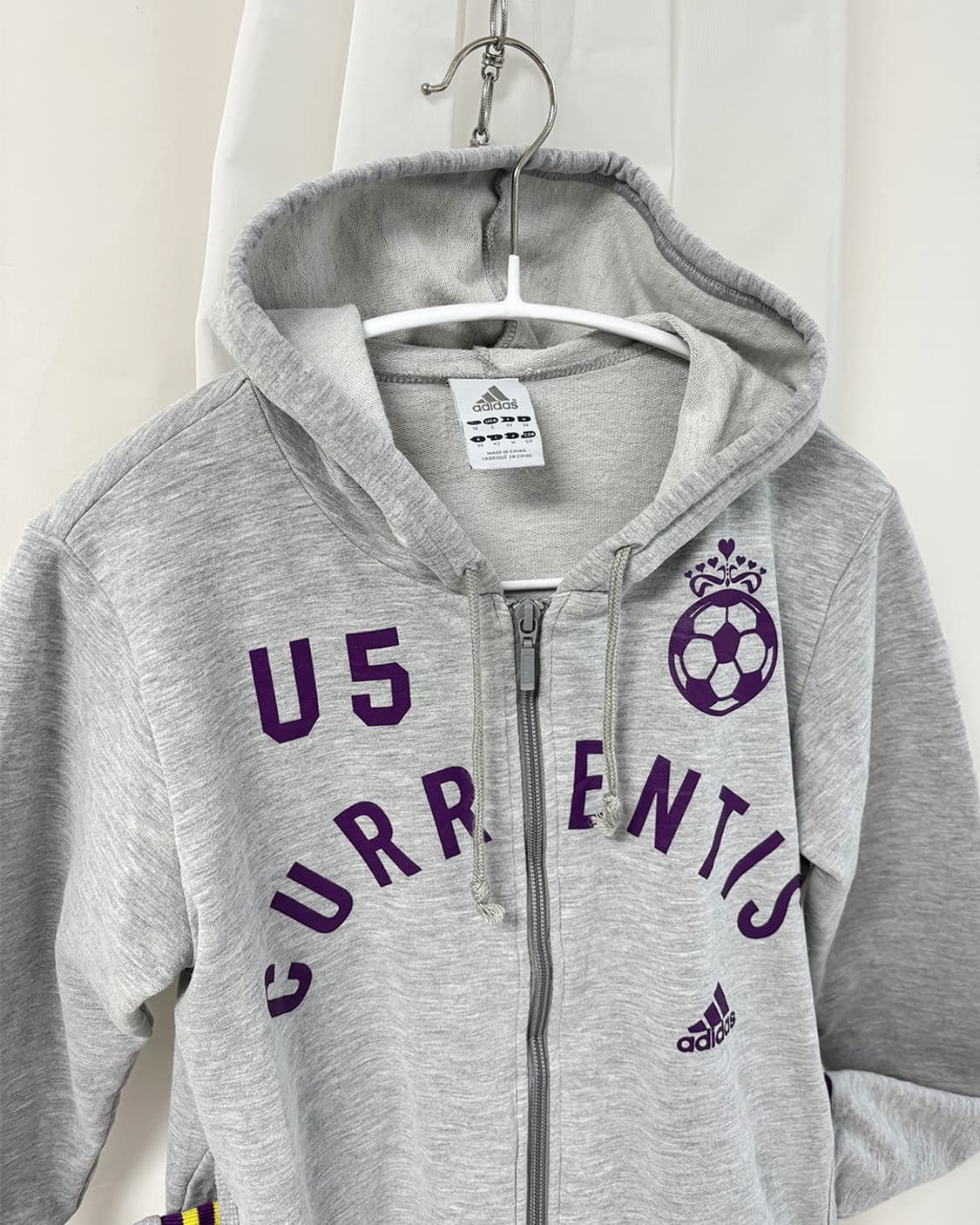 Adidas sporty grey hoodie zip-up 상품이미지7