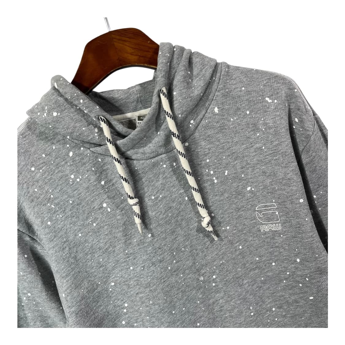 [G Star Raw] 지스타 로우 페인팅 후드티셔츠 상품이미지3