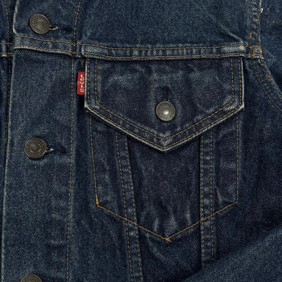 38사이즈 93년 리바이스 재팬 오리지널 3세대 데님 트러커 자켓 상품이미지4