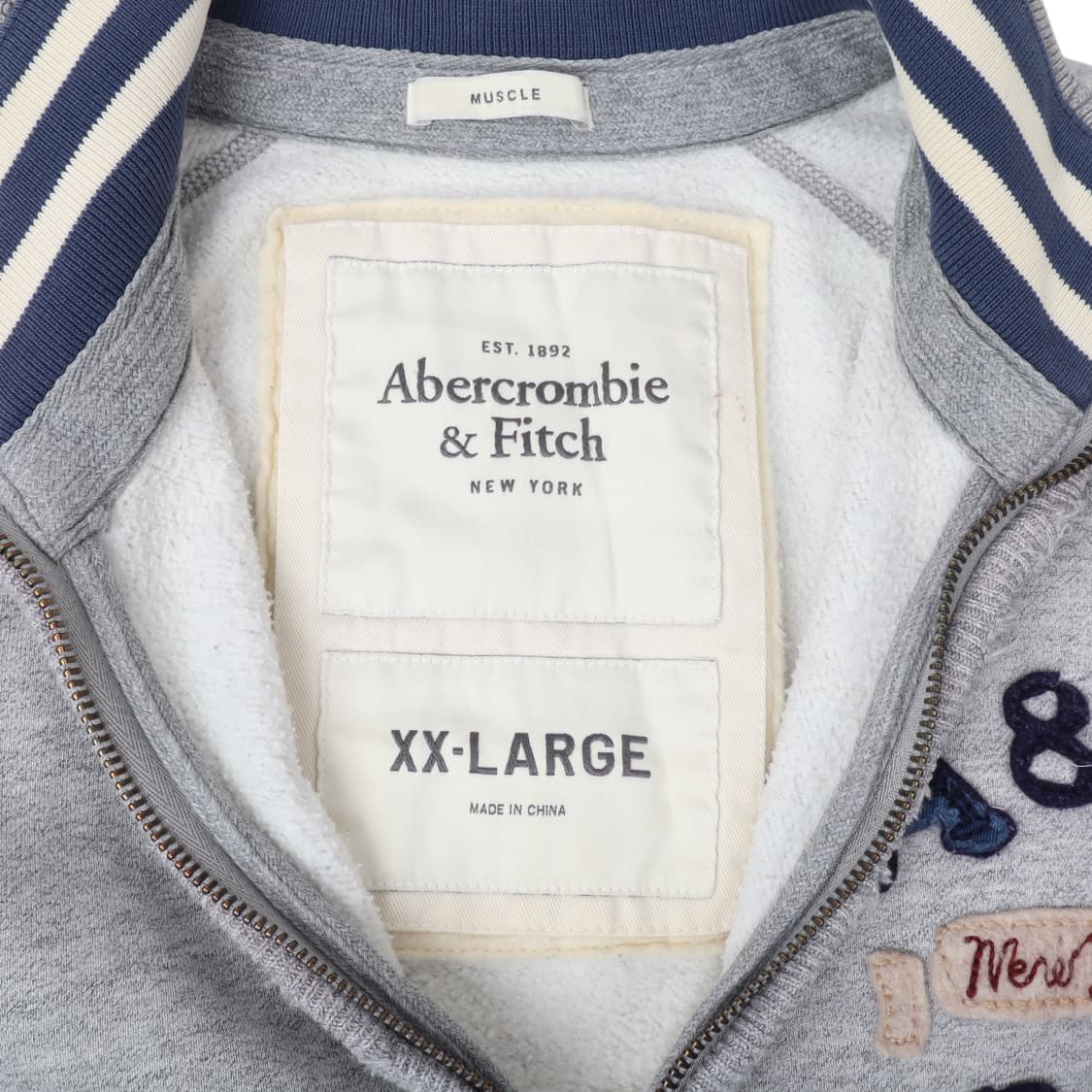 아베크롬비 그레이 헤비 스웻 집업 자켓 상품이미지8