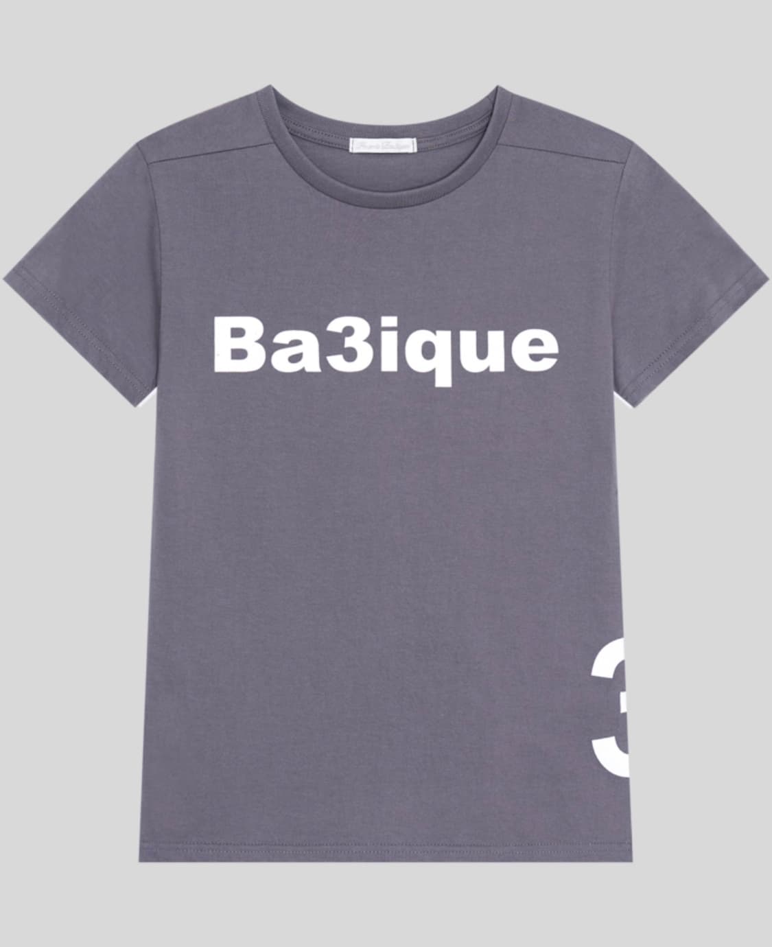 샵페어리 petit logo t-shirt (deep grey) 상품이미지1