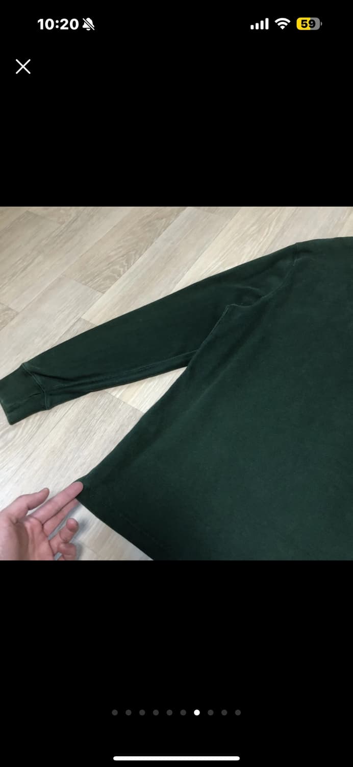 폴로 랄프로렌 럭비 셔츠 L 올리브 그린 상품이미지9