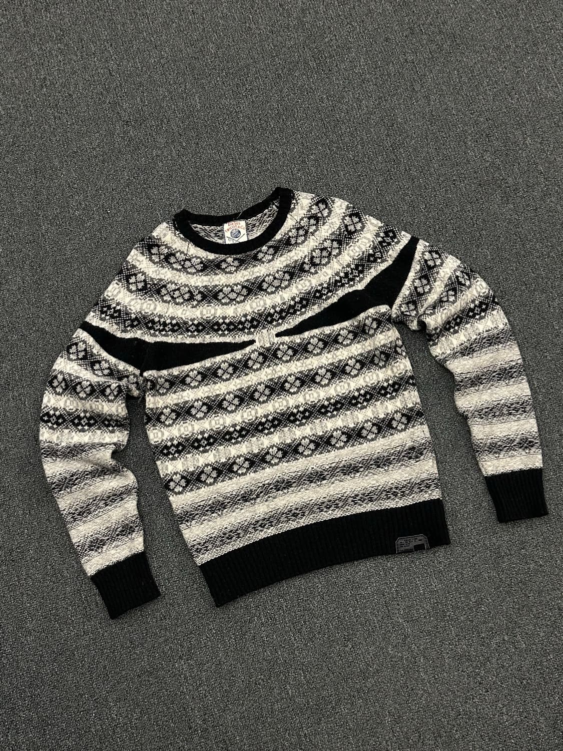 S)디젤 여성 노르딕 패턴 울 스웨터 상품이미지2