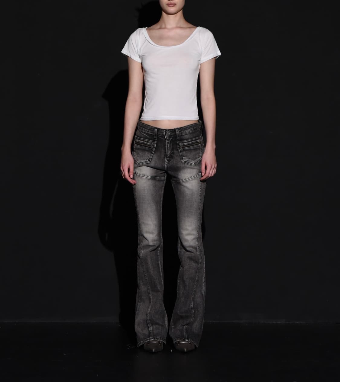 보헤미안서울 프론트 포켓 부츠컷 데님팬츠 상품이미지2