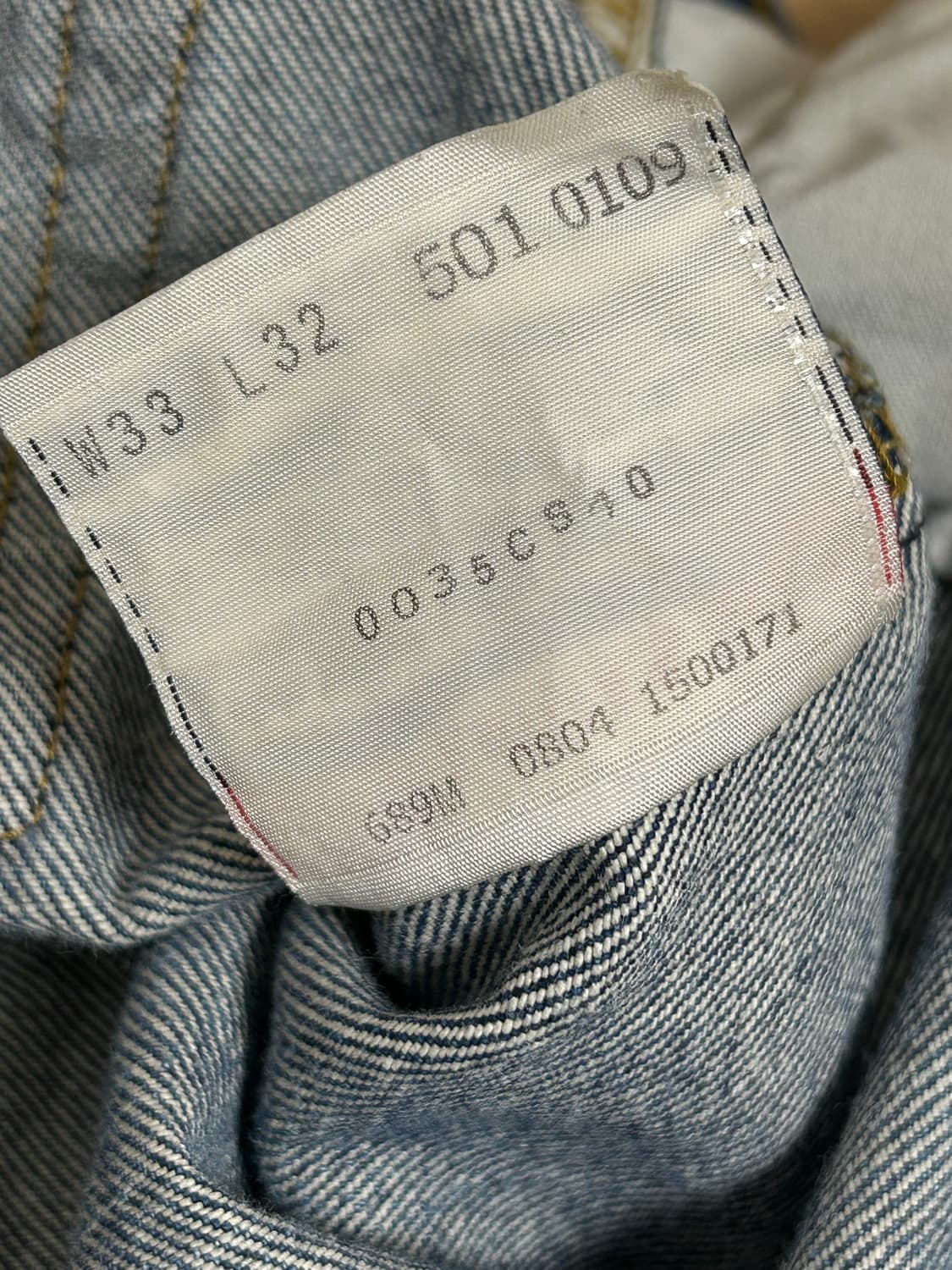 00s 리바이스 501xx 데님팬츠 W 33 L32  상품이미지9