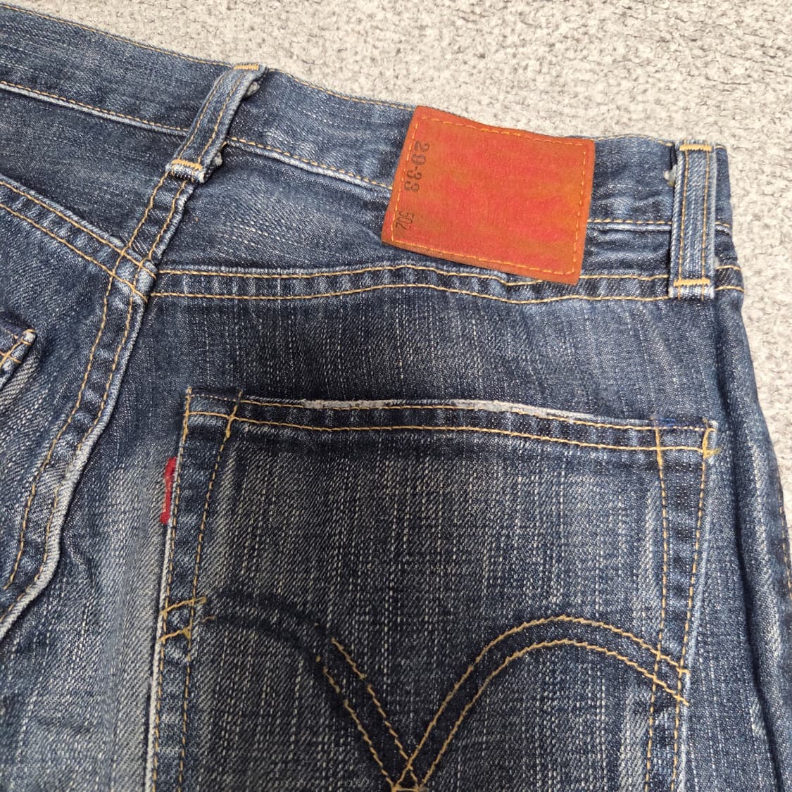 Levi's 502 데님 팬츠 26-27 상품이미지5