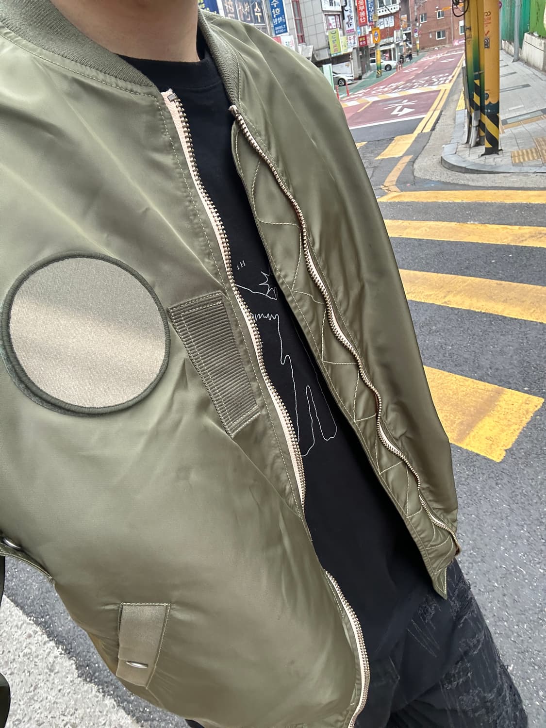 [M] 지용킴 알파인더스트리 MA-1 올리브 상품이미지2