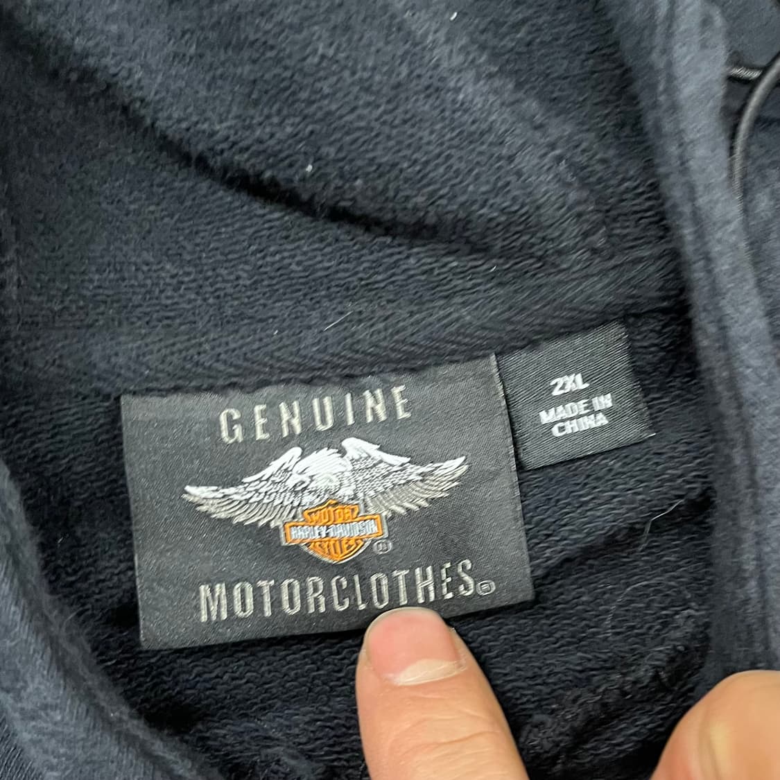 할리데이비슨 사이드 로고 후드티 (110-115) 상품이미지6