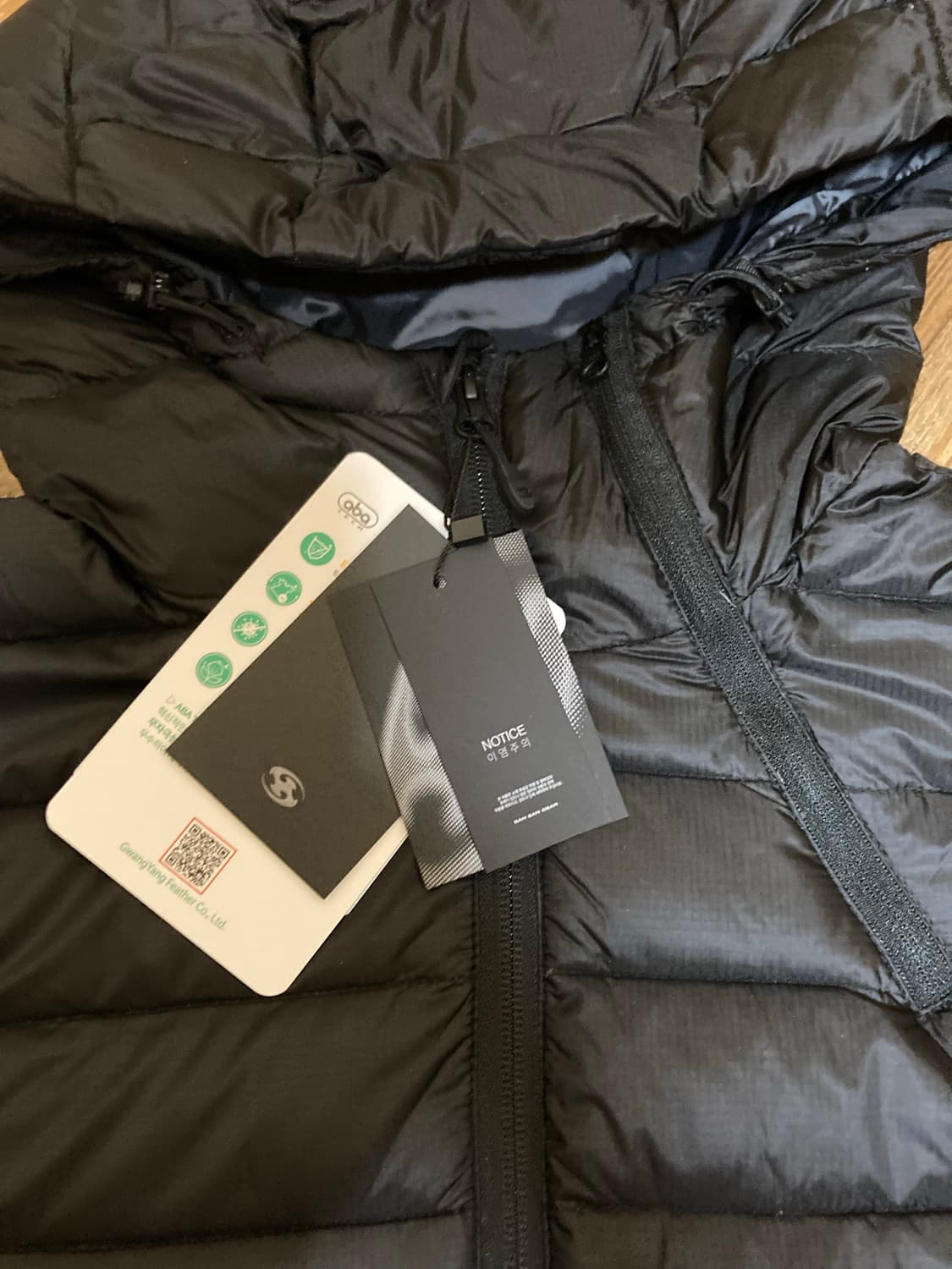 3 산산기어 서픽스 푸퍼 자켓 블랙_25FW 상품이미지2