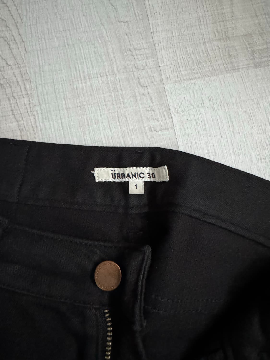 urbanic30 얼바닉 블랙 코튼 팬츠 상품이미지4