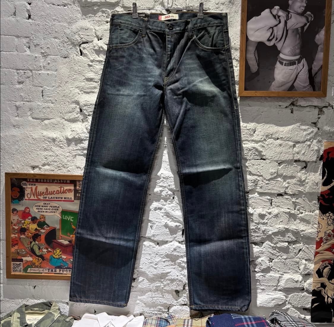 새상품)리바이스 503 Loose Fit 워싱 데님팬츠 상품이미지2